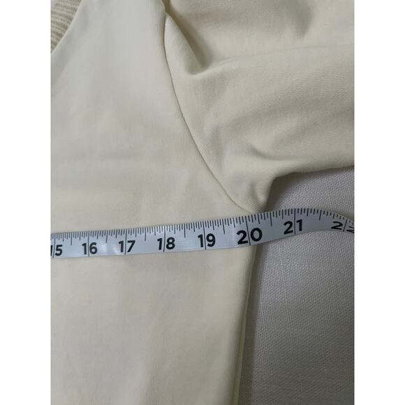 3.1 Phillip Lim French Terry Crop Sweater in Ivory - Size M - Picture 6 of 9